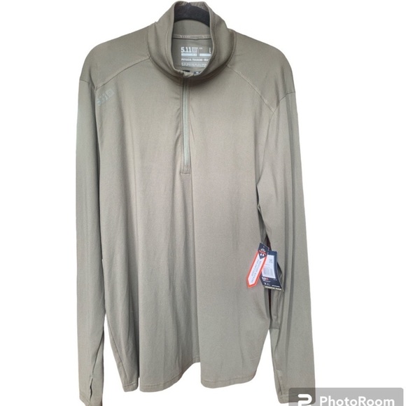 5.11 Tactical Mens PT-R Catalyst Pro Pullover Sweatshirt Ranger Green Large NWT - Picture 1 of 14